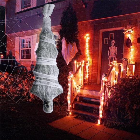 Halloween Decorations Hanging Cocoon Corpse, 72 Inch Life Size Halloween Corpse - Picture 6 of 8